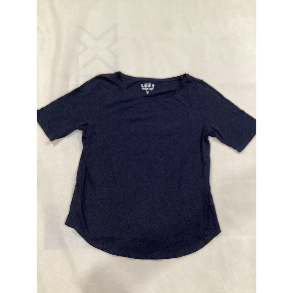 Loft  Vintage Soft Tee Blue  Size Large